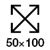 50x100 mm
